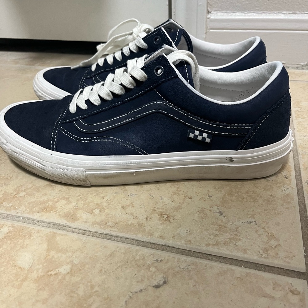 Vans Skateboarding Men's Navy Blue Sneakers